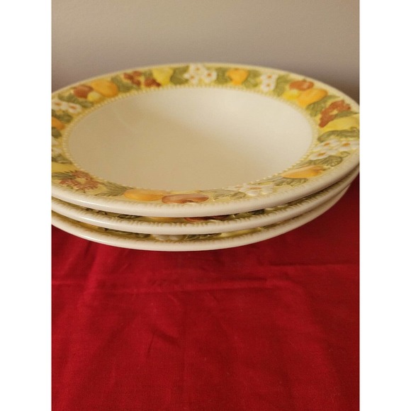 Vintage Metlox Poppytrail large Serving Bowls Vernon Ware Della Robbia MCM - Picture 3 of 5